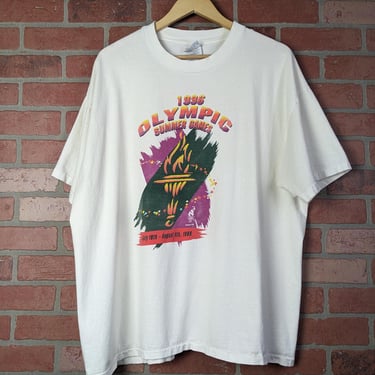 Vintage 1996 Olympic Summer Games ORIGINAL Sports Tee - 2 Extra Large 