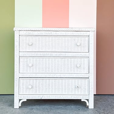 Henry Link Wicker Oversized Nightstand