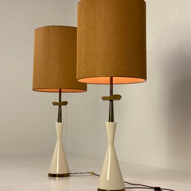 Modern Pair of Stiffel Lamps, Circa 1960s - *Please ask for a shipping quote before you buy. 