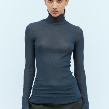 Lemaire Women Seamless High Neck Long Sleeve Top