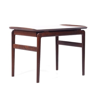 Peter Hvidt and Orla Mølgaard Nielsen for France and Son Mid Century Rosewood Side Table - mcm 