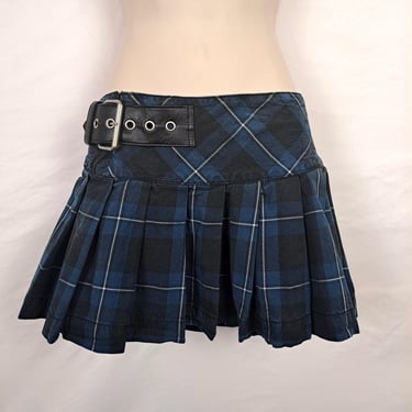 Vintage Y2K Plaid Mini Skirt 