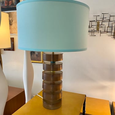 Pair Lucite Table Lamps