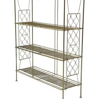 Free Shipping Within Continental US - Vintage Brass Shelf 