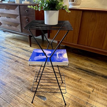 Mid Century Wire Plant Stand