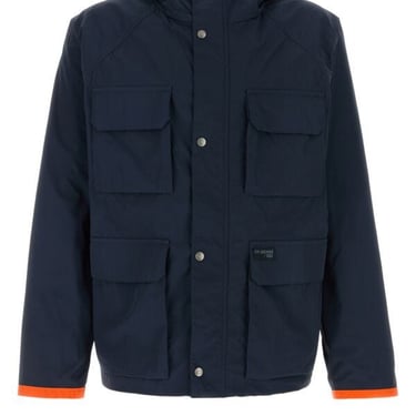 Fay Men Navy Blue Nylon Windbreaker