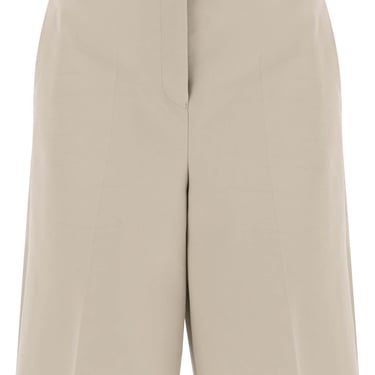 Ferragamo Cotton Gabardine Bermuda Shorts Women