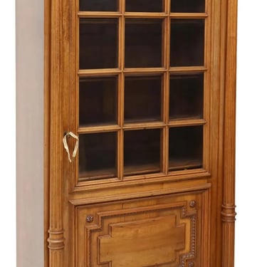 Antique Vitrine, French Louis XVI Style, Walnut, Display Cabinet, 1800s,1900s!!