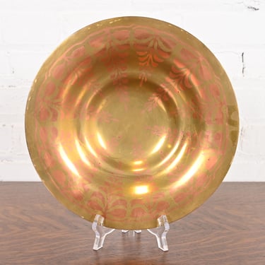 Tiffany & Co. Copper on Gilt Bronze Decorative Shallow Bowl, Circa 1900