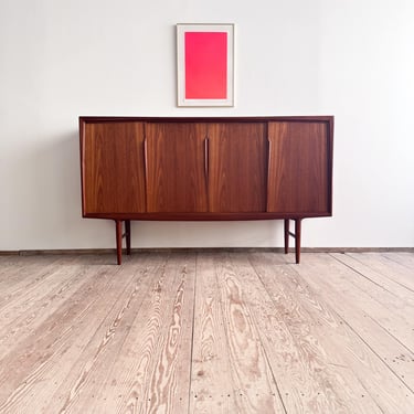 Mid-Century Danish Highboard in Teak by Axel Christensen Odder for Odder Møbler 