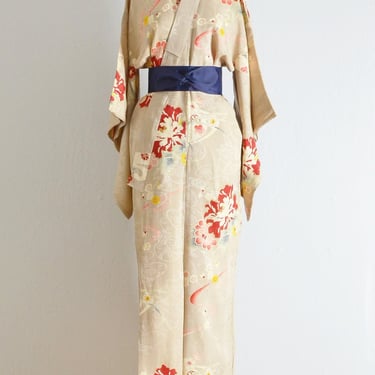 春あそび Spring Play Silk Kimono