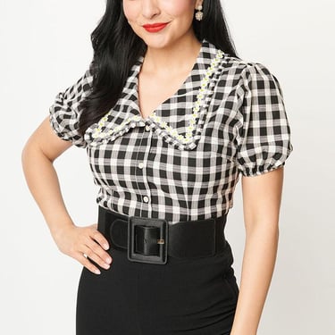 Gingham Blouse