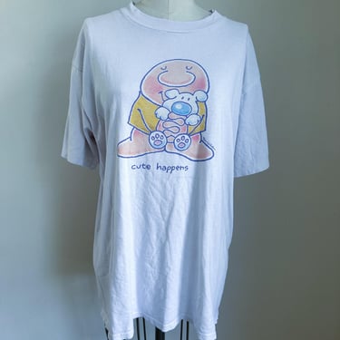 Vintage 1980s Ziggy Cute Happens Tee / L 