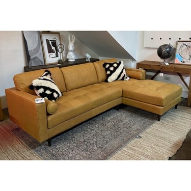 Final Sale - Anders Leather Sectional