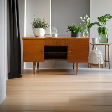 Mid-Century Teak Executive Desk by Heinrich Riestenplatt 1960s 