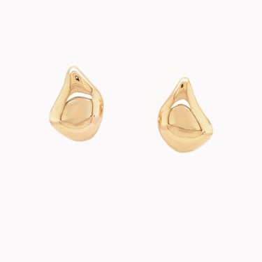 Kite Shaped Puff Stud Earrings