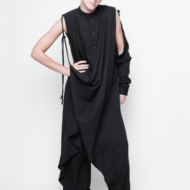 Oversized Paneled Transformable Jumpsuit