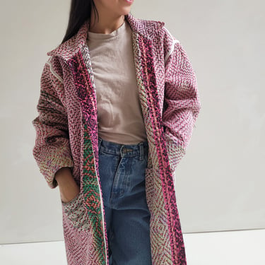 Long Kantha Jacket - No. 033