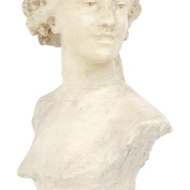 Antique Plaster Bust