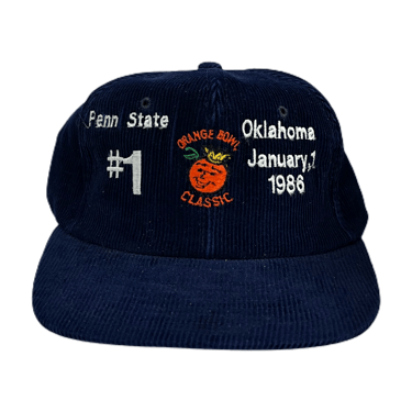 Vintage Penn State &quot;Orange Bowl Classic&quot; Corduroy Hat