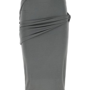Givenchy Woman Grey Crepe Skirt