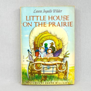 Little House on the Prairie (1935) by Laura Ingalls Wilder - A Little House story, 1970s trade paperback printing - Vintage Children's Book 