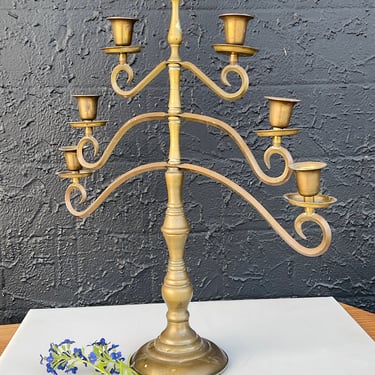 Vintage Brass Candle Holder