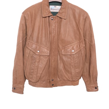 1980s Caramel Soft Leather Jacket