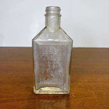 Vintage Hinds Honey and Almond Cream Bottle Medicine Bottle Decor 
