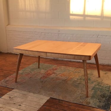 Restored Heywood Wakefield M789G Expandable Dining Table 