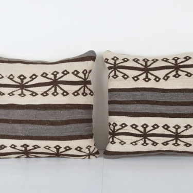 Unique Turkish Boho Kilim Pillow