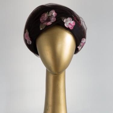 Fabulous 1960's Sonni California Whipped Tulle Hat