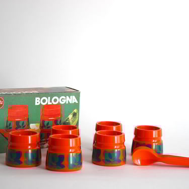 Vintage Emsa “Bologna” Egg Cup Set – 1970s Icon 