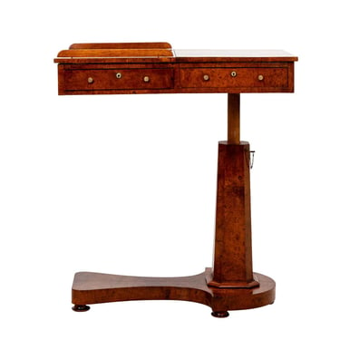 Circa 19th Century Burled Bed Work Table