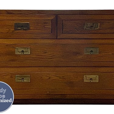 40" Unfinished 4 Drawer Henredon Vintage Dresser #08516
