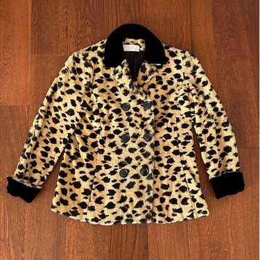 Vintage Leopard Print Jacket | 90s Jacket | Bergdorf Goodman Jacket | Vintage Cheetah Print Jacket | Mob Wife Style 