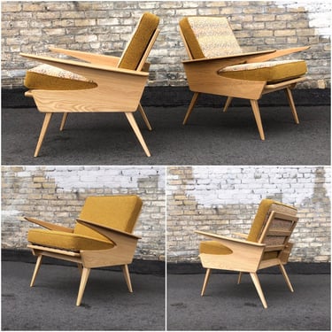 Made In Minnesota White Oak Easy Chairs 