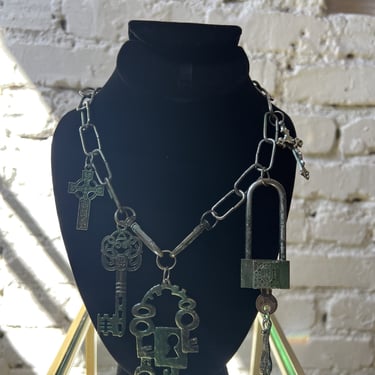 Jean Paul Gaultier mulch padlock necklace