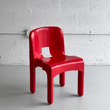 Red 'Universale' Chair by Joe Colombo for Kartell, 1960s