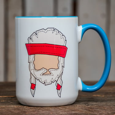 The Icon Series Mugs | LARGE diner mug  | Hand printed original artwork Coffee Cup | Willie 