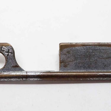 Vintage Nickel Over Brass Detex Key
