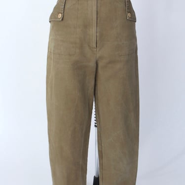 Ilana Kohn Canvas High Rise Pants