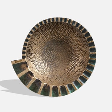 Maurice Ascalon Bronze Shell Ashtray for Pal-Bell