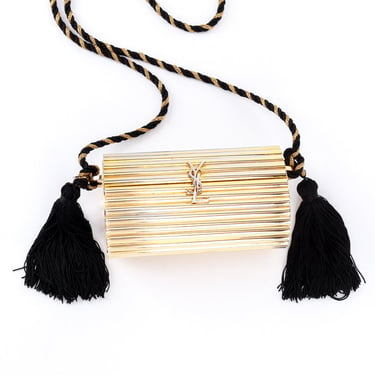 "Opium" Gold Tassel Minaudière