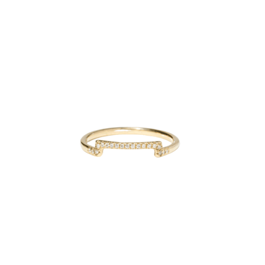 Micropave Large Frame Ring — Commitment, Curated