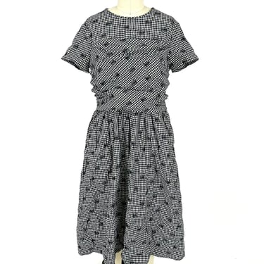 No. 6 Store Ruched Gingham Dress