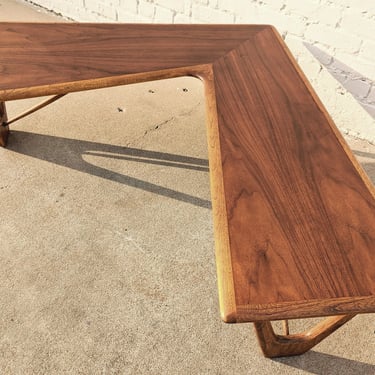 Mid Century Modern Lane Boomerang Coffee Table 