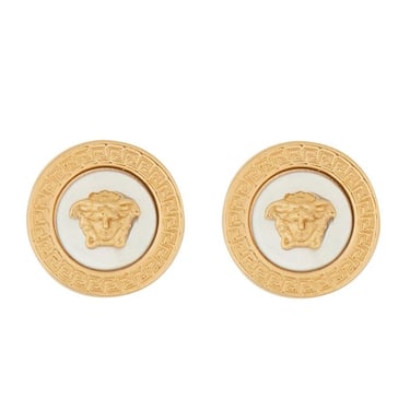 Versace Women "Icon" Button Earrings With Jellyfish