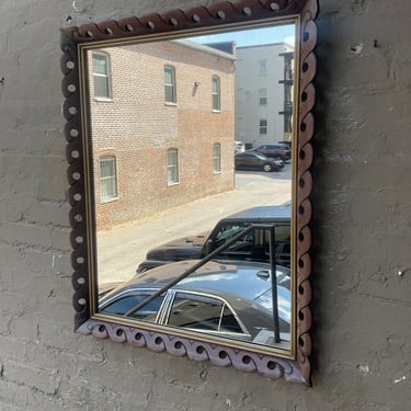 Carved Walnut MIrror