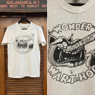 Vintage 1960’s “Wonder Wart-Hog” Cartoon Gilbert Sheldon Comic Book Pop Art Tee Shirt, 60’s T-Shirt, Vintage Clothing 